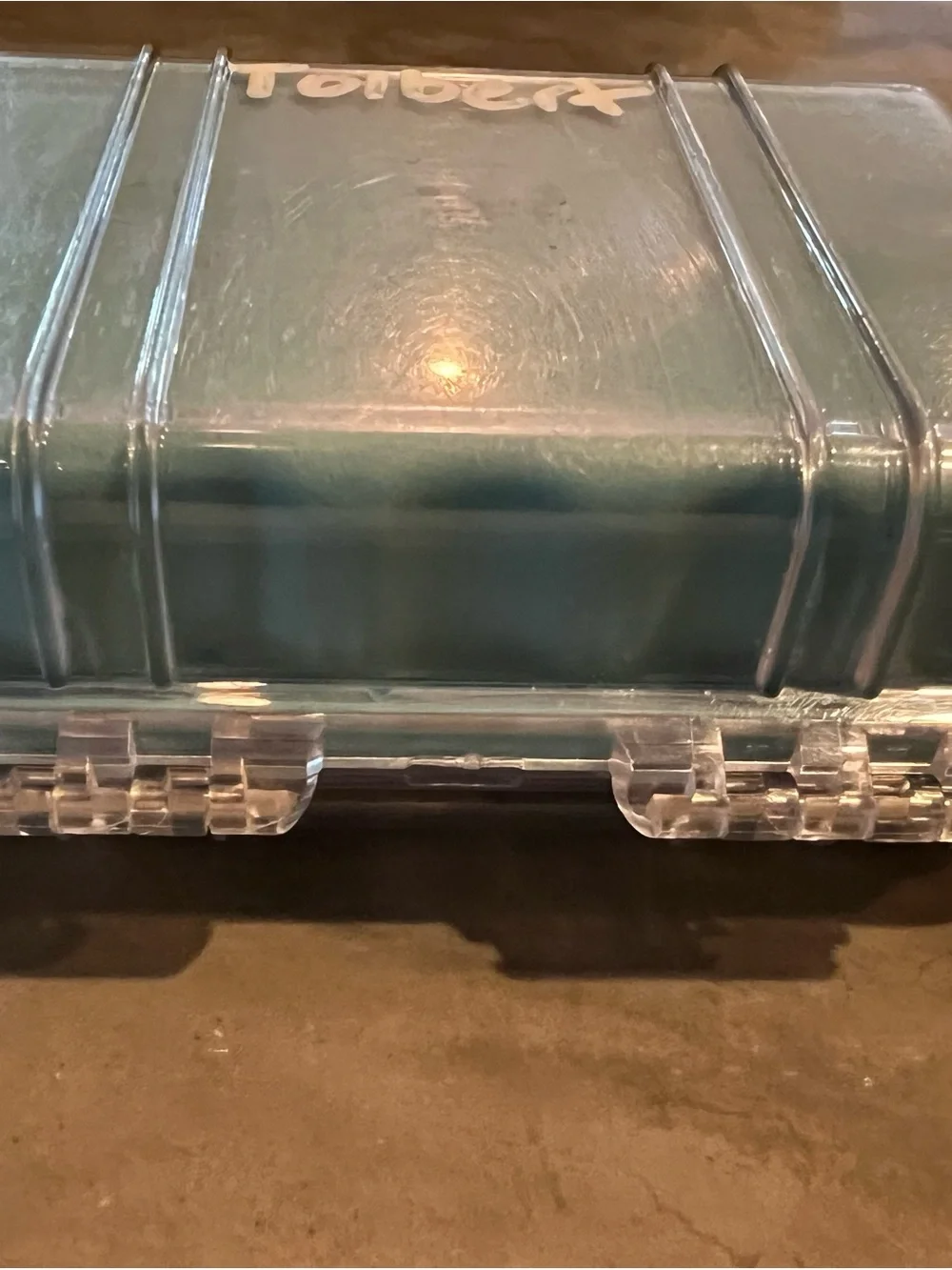 Pelican 1020 Micro Case - Clear with Teal Foam